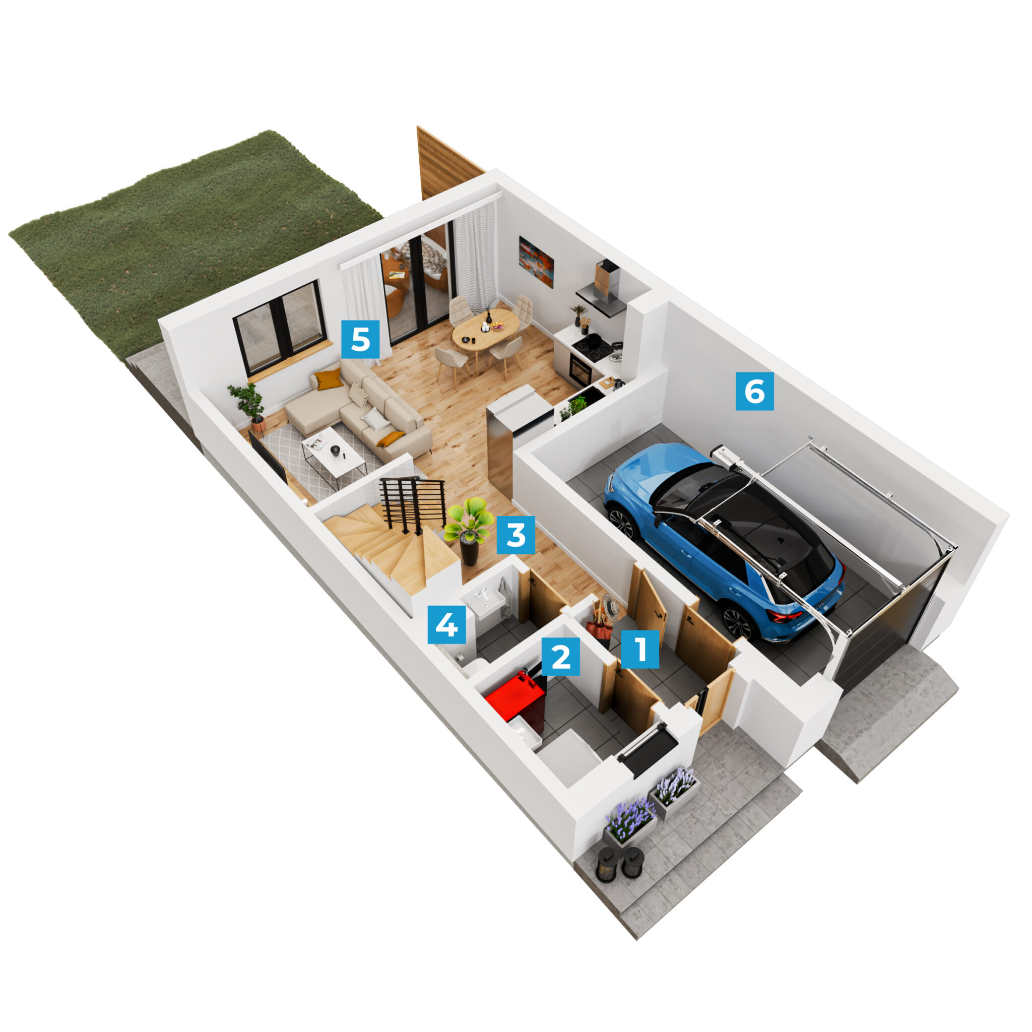 Osiedle słoneczne-parter-typ1