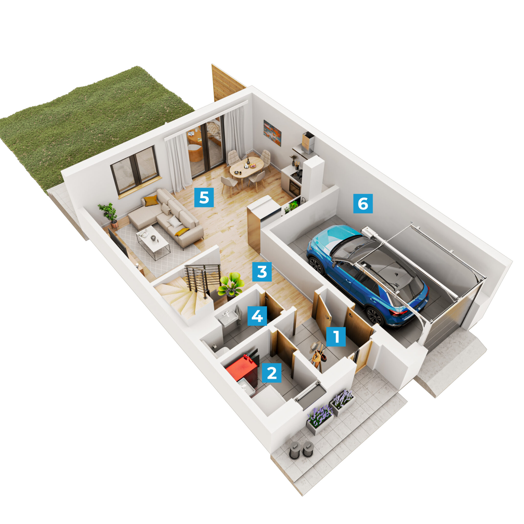 Osiedle słoneczne-parter-typ2